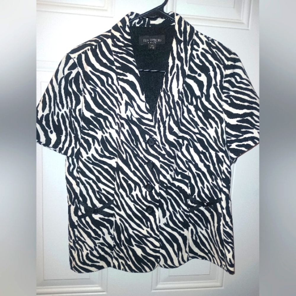 Zebra Print Womens Blouse